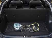 This luggage net is both durable and flexible, keeping items securely stowed in the trunk. 857781H500EQ 5.