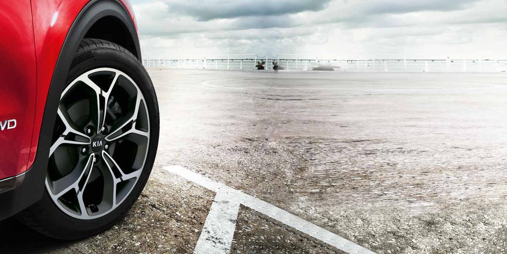WHEELS An extra touch of dynamism Nothing transforms the appearance of your Sportage more than Kia Genuine