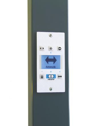 Remote control unit with text display The electronic remote control device BDE-D is equipped with an illuminated display and features user-friendly, highly convenient menu navigation.