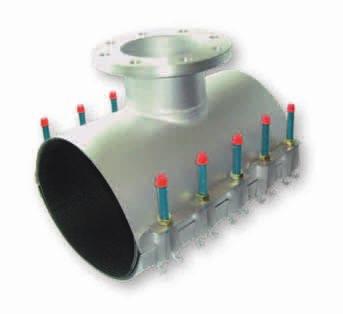 The Unifix Maxi with various outlets About our Maxi with flange connection: The flange version is only available for our two or three part Maxi and fits ranges from 88 110 mm to 768 798 mm.