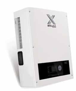 X3 SOLAX SOLAR INVERTER ZDNY-TL10000 / 12000 / 15000 / 17000 Optimized three phase inverter Conversion Efficiency Efficiency Curve Output Power/Rated Power THREE PHASE DUAL MPPT High performance
