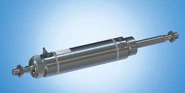 Round cylinders Cylinders 9 For wash-down applications in sensitive environments Acid-resistant or made of stainless steel.