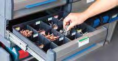 inventory in the vehicle enables quick access thanks to tidy organisation Simplifies and accelerates the refilling process Creates order in the vehicle and in the interior of cases and BOXXes Free