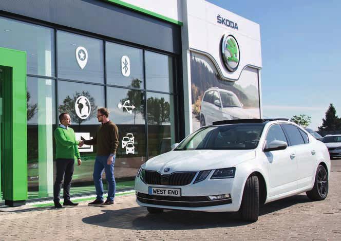 WEST END GARAGE ŠKODA With our BIG new Stirling Showroom, West End Garage now becomes one of Scotland s largest ŠKODA