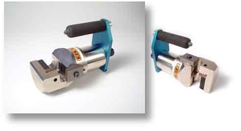 CUTTERS #6 AND #8 The Cutter Heads offer outstanding features, including 360-degree handle rotation, 4-sided Cutting Blocks, hand-operated Gauge Blocks, Shock Absorbers, and the lightest weight and