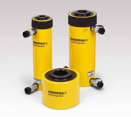 RRH-Series, Hollow s Shown from left to right: RRH-0, RRH-1, RRH- Versatility in Testing, Maintenance and Tensioning Applications Pump Selection A double-acting cylinder must be powered by a pump