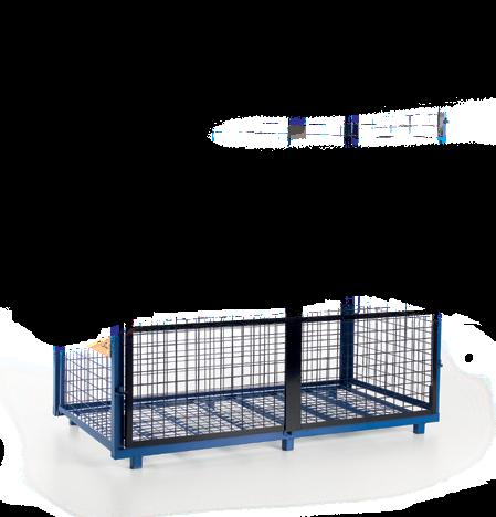 Secure cage for storing hazardous cylinders Size: 1735 x 1700 x 880mm (H x L x D) Weight: 130Kg ON-SITE STORAGE Part No: S10360 Manufactured from mild steel