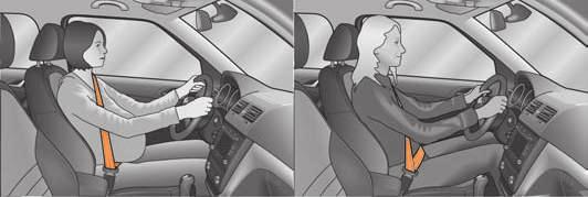 Seat belts 139 How are seat belts correctly fastened? Fastening three-point seat belts Fasten your seat belt before starting! Fig.