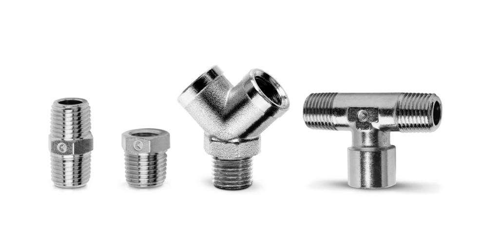 > Series 2000 pipe fittings Series 2000 pipe fittings Fittings threads: metric (M5), BSP (G1/8, G1/, G3/8, G1/2, G3/, G1), BSPT (R1/8, R1/, R3/8, R1/2, R3/, R1) The wide range of Camozzi pipe