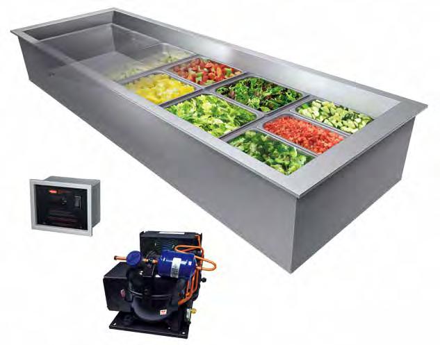 Export Price List January 1, 2019 Remote Refrigerated Drop-In Wells Ordering Instructions Wells Cutaway of CWBX-6 with accessory food pans Cold Well with: Temperature Probe NSF 7 Component approved