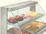 with accessory food pans DESIGNER DISPLAY CASE Dimensions Usable Heated Voltage Model No.