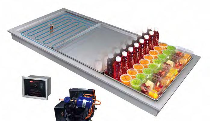 January 1, 2019 Export Price List Wells Remote Drop-In Frost Top Ordering Instructions Cutaway of FTBX-3 with accessory sheet pans Frost Top with: Temperature Probe 1" NPT brass drain simplifies