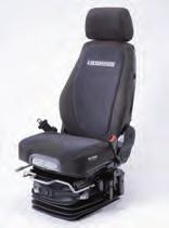 Liebherr Premium Seat (option) Automatic body weight adjustment