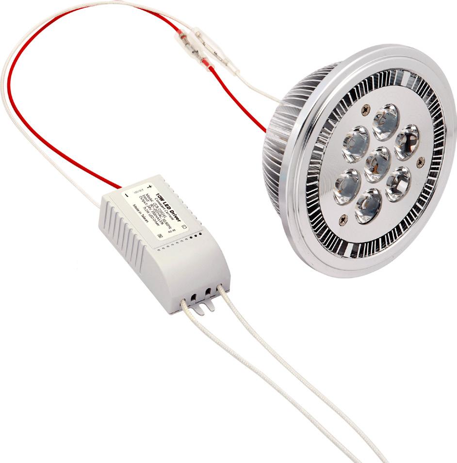 14W AR111 LED Spotlight Bulb Equal to 70W Conventional AR111 Model Number CCB3-10-G53 CCB3-14-G53 Power Consumption