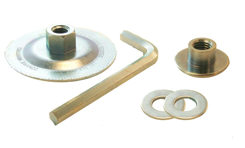 REUSABLE ADAPTER KITS For Types 27 & 28 - Depressed Center Wheel Steel Reusable Adapter Kits For 6 (152.mm) through 9 (228.