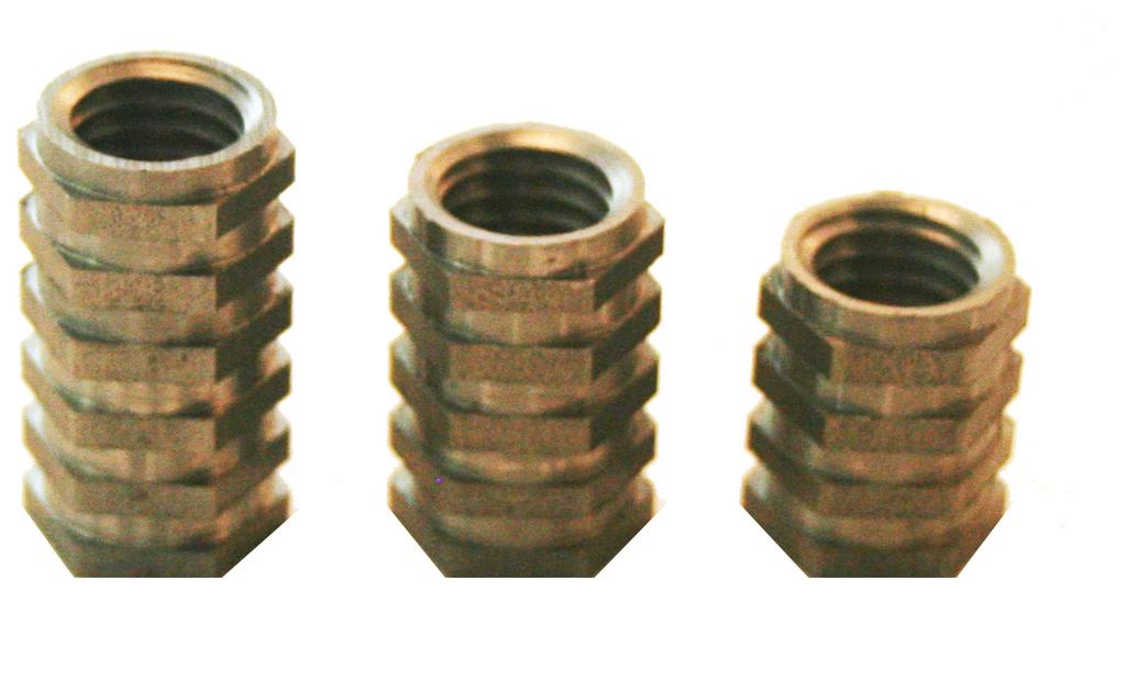 THREADED HEX INSERTS For Types 16-19 - Cones & Plugs.75 (19.