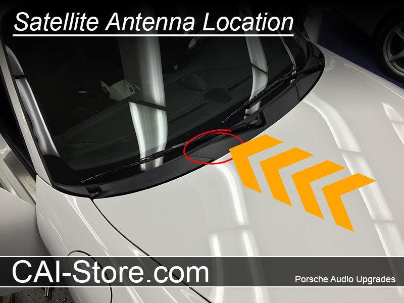 Step 14 Route All Cables and Connections GPS Antenna: There are two good locations for the GPS antenna. Ideally the antenna should have a clear view of the sky with no metal obstructions.