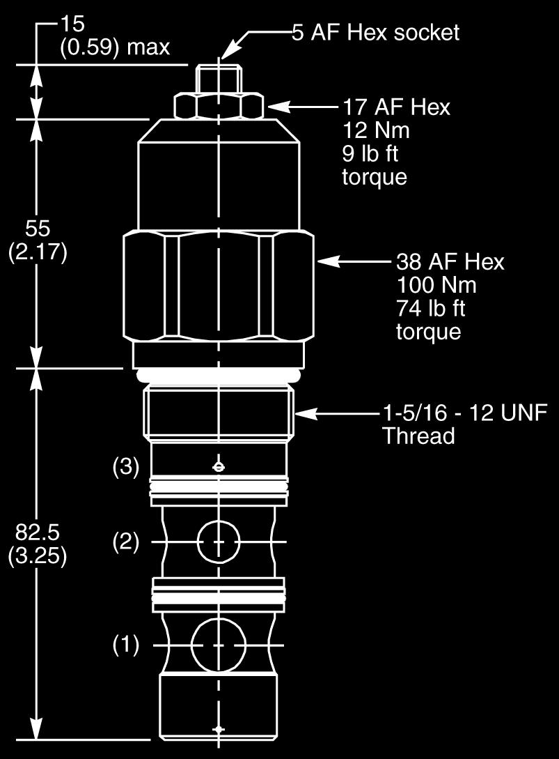E2E125ZNMK2 E2B060ZNMK2 Body Max Inlet Pressure (bar) Standard Setting (bar)