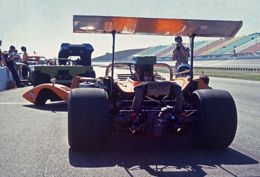 pioneering technology Exploiting Can-Am s liberal rulebook, McLaren Can-Am cars of the 1960s and early 70s were incredibly light and powerful, and were at the forefront of aerodynamics in their day.