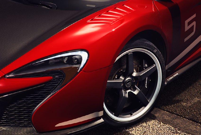 mclaren 650S CAN-AM Standard Exterior Features Standard Interior Features MSO Visual Carbon Fibre Bonnet, Retractable Hardtop and Tonneau MSO Front Fender Vents MSO Polished Stainless Steel