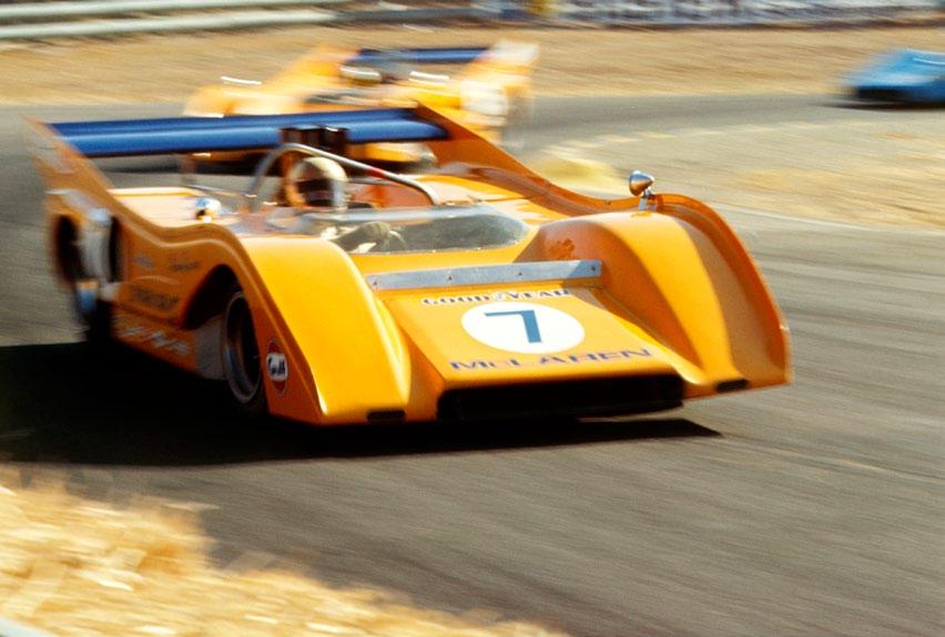 Pure Exhilaration Can-Am cars were some of the most crowd-pleasing race cars of all time: ferocious engines delivered astonishing lap times and bellowing soundtracks, and as the competition
