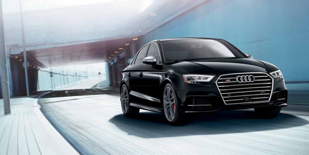 of the engine without breaking a sweat. 1 The S3 performance sedan expresses the kind of power that feels as good as the vehicle looks on the outside. // Engine 2.