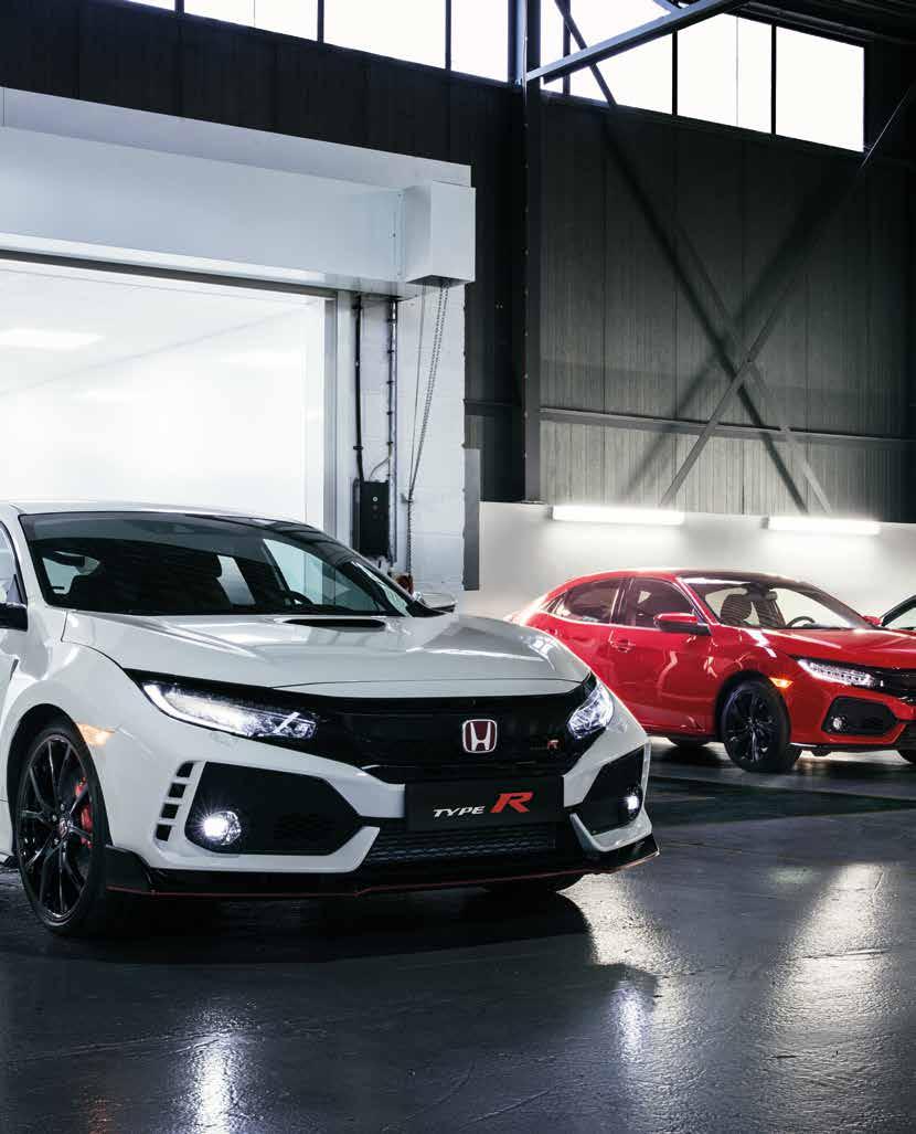 THE LATEST MEMBER OF THE FAMILY The new diese joins a Civic range that incudes a choice of a-new turbo-charged petro engines as we as the iconic new Type R.