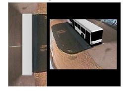 Solution concept e-truck MAN Metropolis with a bird view system The Bird View system enables 360grd view for maximum safety