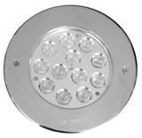 3 LED Ø118mm Atecpool Vitrage LED Light 12 LED Series Atecpool Vitrage 12 LED Underwater Light Ø162mm Ø148mm Vitrage 12 LED Light, complete body construction in AISI 316 Stainless Steel, supplied