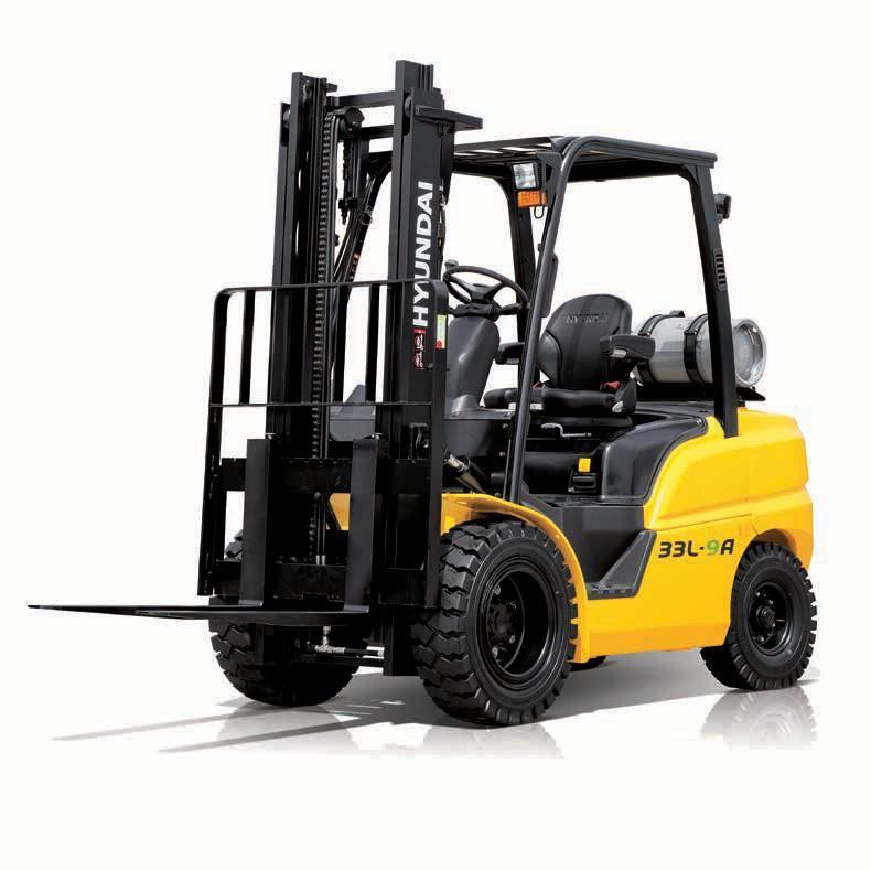 New LPG forklift with Proven quality and advanced technology Maximum performance Spacious operator's cab Switch type parking brake 5.