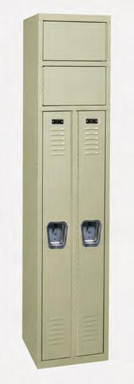 STANDARD KD Specialty DUPLEX Duplex are the most economical full length locker available.