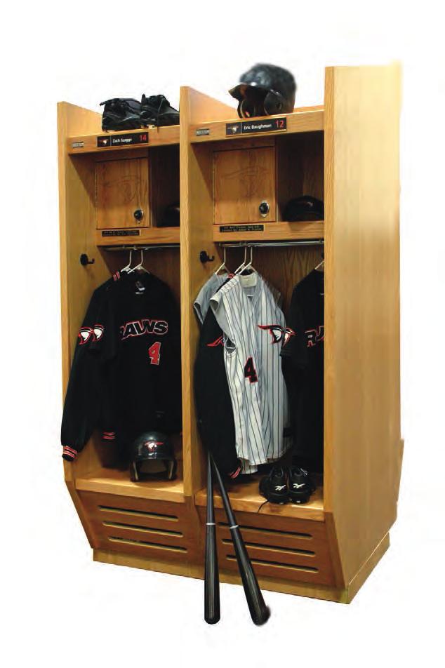 All lockers ship fully-assembled Fabricated from furniture grade red oak Strong, durable and