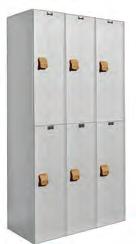 Safety-View lockers include gauge CRS doors with a polycarbonate panel at top and bottom of each door Padlock Loop Padlock Hasp Exp Metal Ga Galv 3-1/2"