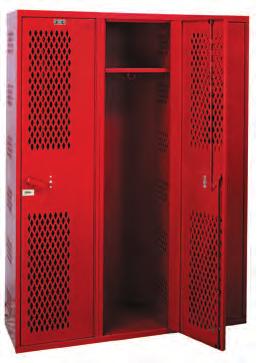 locker sizes Upgrade to AMP-1002E Elite Series  door flanges providing a rigid torque-free door.