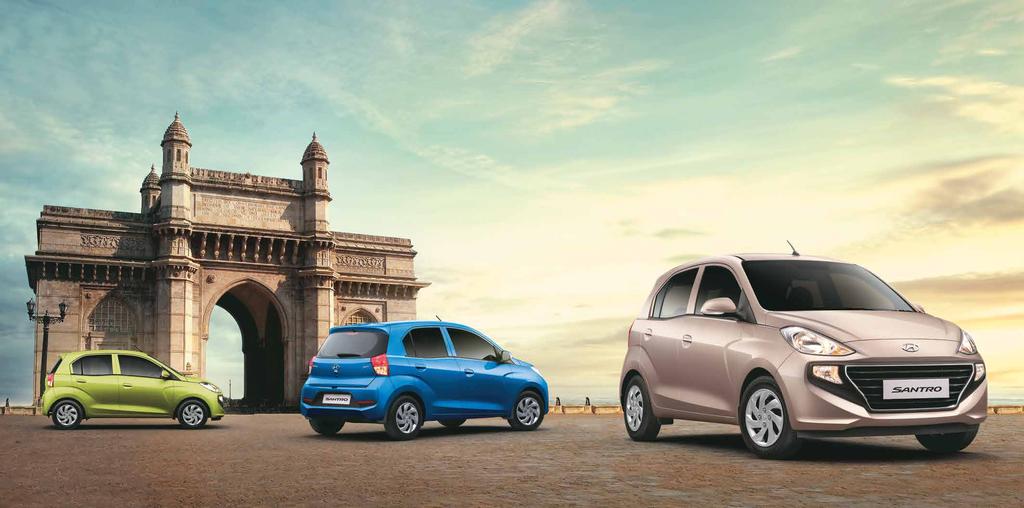 Introducing the All New SANTRO India s favourite family car is here to rule your hearts. Marvel at its well-crafted design and impressive presence.