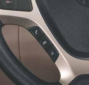 Display (MID) Steering mounted Audio & Bluetooth