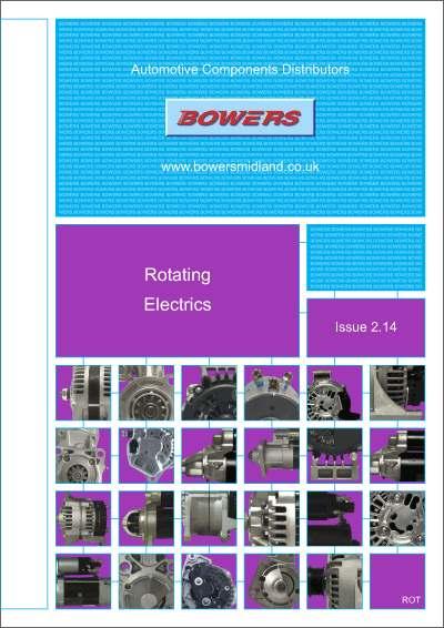 Visit Advert Solenoids Sales Tel : 01782 590700 Rotating Electrics H. Bowers Product Catalogue Sales Fax : 01782 590712 sales@bowersmidland.co.uk Rotating Electrics Catalogue Looking to source a unit?
