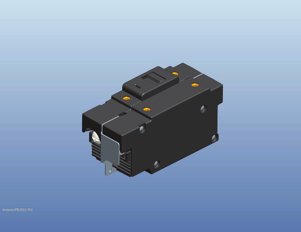 2 L-Series Circuit Breaker - Design Features 1 Pole Configuration Low Profile Rocker PATENT PENDING FLUSH ROCKER ACTUATOR PATENT