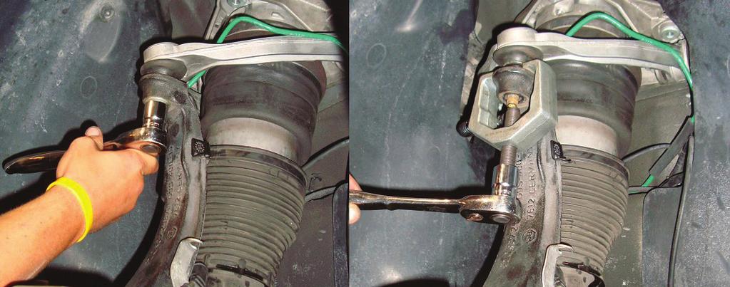 6. REMOVE THE UPPER BALL JOINT FROM THE