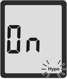 Nastavenie alarmu pre hypoglykémiu (Hypo) Ak ste si zvolili pokročilý režim, môžete nastaviť alarm
