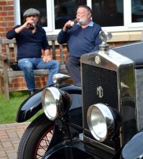 being driven by host Brian Johnson, with Fred alongside in the passenger seat. We re told that in the M.G.