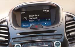 2" barvni zaslon, 4 zvočnike, SYNC (Bluetooth sistem za prostoročno telefoniranje, in brezžično pretakanje glasbe iz združljive naprave na avdio sistem, vozila,