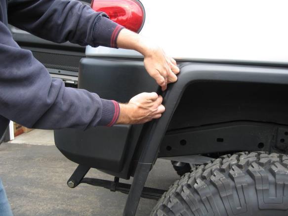 )Use a 10mm socket to remove all the bolts from the top and bottom of the OEM bumper 2.