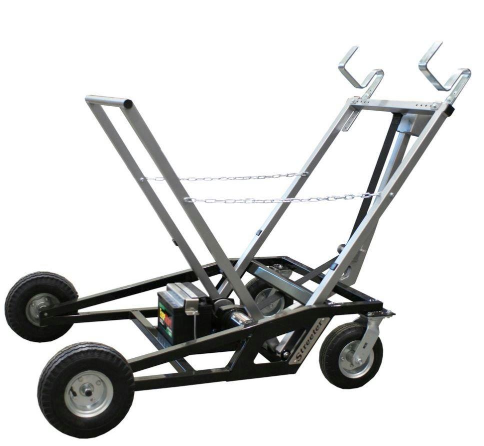 [3] Hepfner Racing Products Streeter Super Lift Hepfner Racing Products streeter lift, shown in figure 6, uses an electric winch to lift the kart similar to Kartlift s WinchLift stand.