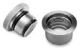 with weld-in bungs are for custom applications Bungs available separately for use with Covington gas caps NON-VENTED GAS CAPS WITH BUNG 0703-0206 Spoke cap, chrome, w/ steel weld-in bung $179.