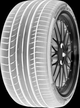 10 Summer tyres ContiSportContat TM 5P Maximum driving pleasure and safety Optimised to meet the speifi requirements of front and rear axle positions Optimal grip and stability on bends, sporty