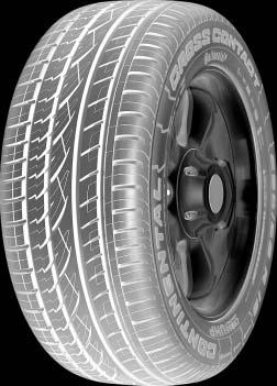 4x4 tyres 31 ContiCrossContat UHP For high performane four-wheel drive vehiles For high speed road use Short braking distanes through bioni ontour High ornering stability and large safety reserves