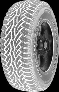 34 4x4 tyres ContiCrossContat AT On or off road: all terrain, all under ontrol High-performane all-terrain tyre/superb on and off-road performane Exellent tration Outstanding mileage performane Quiet
