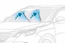 Lighting and visibility Wiper control stalk Windscreen wash To avoid damaging the wiper blades, do not operate the windscreen washer if the windscreen washer reservoir is empty.