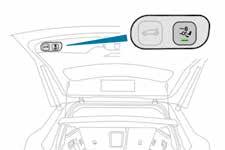 Access The tailgate opens, either completely by default, or to the position memorised beforehand. If motorised operation is not activated, these actions release the tailgate.